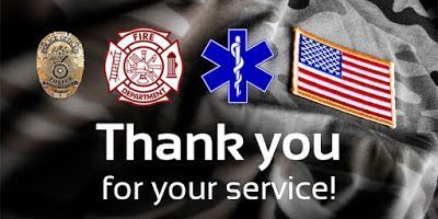 Thank you, First Responders!