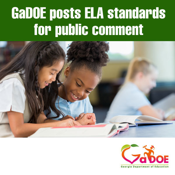 GaDOE Posts ELA Standards for Public Comment Seminole County