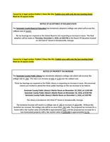 Tax Notifications