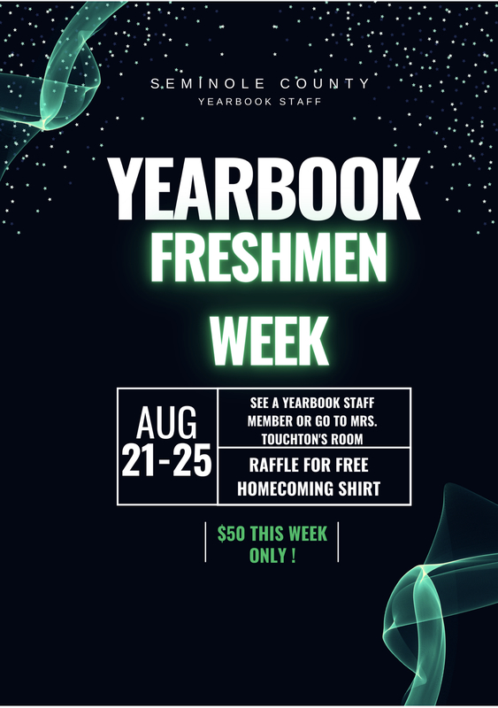 Yearbook Freshman Week Seminole County Middle High School